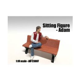 Sitting Figure Adam For 1:18 Scale Models by American Diorama