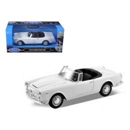 1960 Alfa Romeo Spider 2600 Convertible White 1/24 Diecast Car Model by Welly