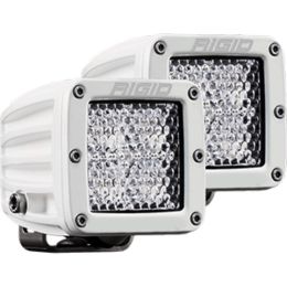 Rigid Industries D-Series PRO Hybrid-Diffused LED - Pair - White