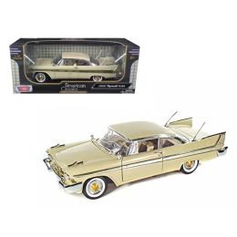 1958 Plymouth Fury Beige 1/18 Diecast Model Car by Motormax