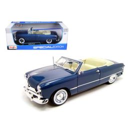 1949 Ford Convertible Blue 1/18 Diecast Model Car by Maisto