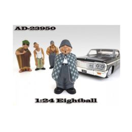 Eightball \Homies\ Figure For 1:24 Scale Diecast Model Cars by American Diorama