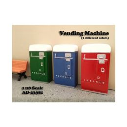 1 piece Vending Machine Accessory Diorama Red For 1:18 Scale Models by American Diorama