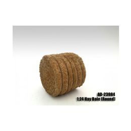 Hay Bale Round Accessory 1:24 Scale Models by American Diorama