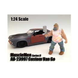 Musclemen \Custom Van Go\ Figure For 1:24 Scale Models by American Diorama