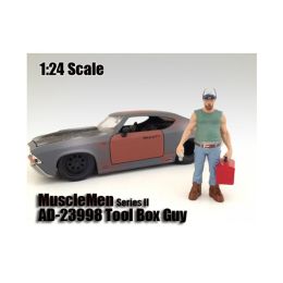 Musclemen \Tool Box Guy\ Figure For 1:24 Scale Models by American Diorama