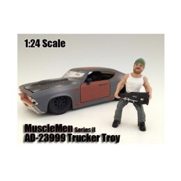 Musclemen \Trucker Troy\ Figure For 1:24 Scale Models by American Diorama