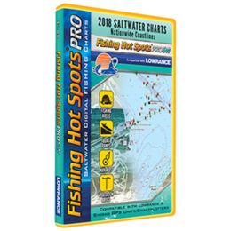 Fishing Hot Spots PRO SW - 2018 Digital Map & Fishing Chip f/Lowrance & Simrad Units - Salt Water