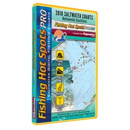 Fishing Hot Spots PRO SW - 2018 Digital Map & Fishing Chip f/Raymarine Units - Salt Water