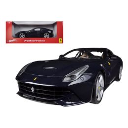 Ferrari F12 Berlinetta Blue 1/18 Diecast Model Car by Hotwheels