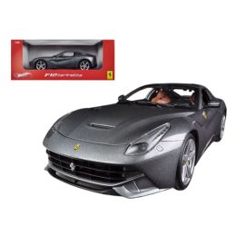 Ferrari F12 Berlinetta Grey 1/18 Diecast Car Model by Hotwheels