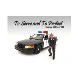 Police Officer III Figure For 1:24 Scale Models by American Diorama