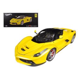 Ferrari Laferrari F70 Hybrid Elite Edition Yellow 1/18 Diecast Car Model by Hotwheels