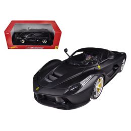 Ferrari Laferrari F70 Hybrid Matt Black 1/18 Diecast Car Model by Hotwheels