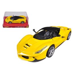 Ferrari Laferrari F70 Hybrid Yellow 1/24 Diecast Car Model by Hotwheels