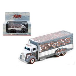 1938 Ford COE Grey Petersen Automotive Museum Diecast Model by Hotwheels