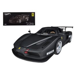 Ferrari Enzo Monza Test Car 2003 Matt Black Elite Edition 1/18 Diecast Car Model by Hotwheels