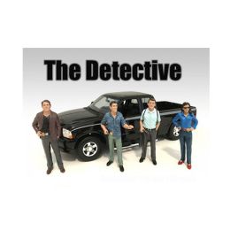 \The Detectives\ 4 Piece Figure Set For 1:18 Scale Models by American Diorama