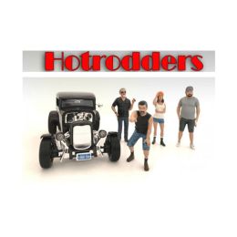 \Hotrodders\ 4 Piece Figure Set For 1:18 Scale Models by American Diorama