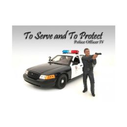 Police Officer IV Figure For 1:18 Scale Models by American Diorama
