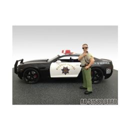 Brad Sheriff Figure For 1:18 Diecast Model Cars by American Diorama