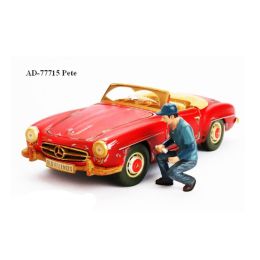 Mechanic Pete Figure For 1:18 Diecast Models by American Diorama