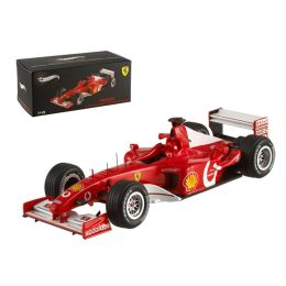 Ferrari F2002 Michael Schumacher France GP 2002 Elite Edition 1/43 Diecast Model Car by Hotwheels