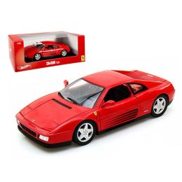 Ferrari 348 TB Red 1/18 Diecast Car Model by Hotwheels