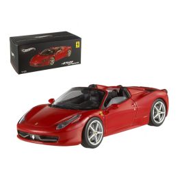 Ferrari 458 Italia Spider Red Elite Edition 1/43 Diecast Car Model by Hotwheels