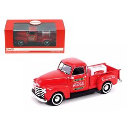 1953 Chevrolet Pickup Truck with Metal Cooler Coca Cola 1/43 Diecast Model by Motorcity Classics