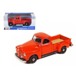 1950 Chevrolet 3100 Pick Up Truck Omaha Orange 1/25 Diecast Model by Maisto