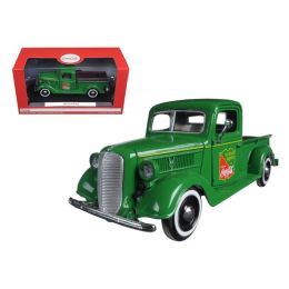 1937 Ford Pickup Truck Green Coca Cola 1/24 Diecast Model by Motorcity Classics