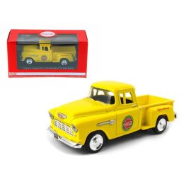 1955 Chevrolet Pickup Truck Stepside Coca Cola Yellow 1/43 Diecast Model by Motorcity Classics