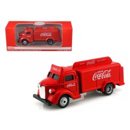 1947 Coca Cola Delivery Bottle Truck Red 1/87 Diecast Model by Motorcity Classics