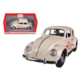 1966 Volkswagen Beetle \Coca Cola\ The Real Thing 1/24 Diecast Car Model by Motorcity Classics