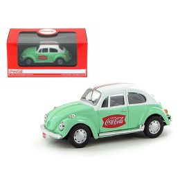 1966 Volkswagen Beetle Coca Cola Green 1/43 Diecast Car Model by Motorcity Classics