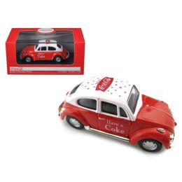 1966 Volkswagen Beetle Coca Cola Red 1/43 Diecast Car Model by Motorcity Classics