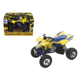 Suzuki Quad Racer R450 Yellow/Blue ATV Motorcycle 1/12 Diecast Model by New Ray