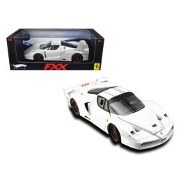 Ferrari Enzo FXX Elite Edition White 1/18 Diecast Model Car by Hotwheels