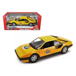 Ferrari Mondial 8 Yellow 60 Anniversary Edition 1/18 Diecast Mode Car by Hotwheels