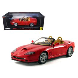 Ferrari 550 Barchetta Pininfarina Red Elite Edition 1/18 Diecast Model Car by Hotwheels