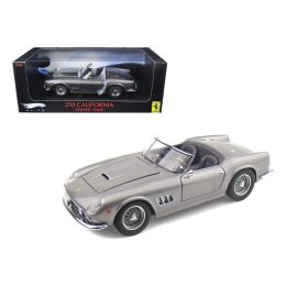 Ferrari 250 California Spider SWB Gray Elite Edition 1/18 Diecast Car Model by Hotwheels