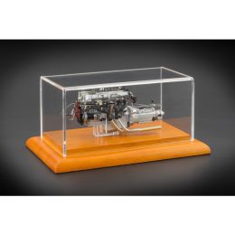 Engine with Display Showcase from 1961 Aston Martin DB4 GT 1/18 Diecast Model by CMC