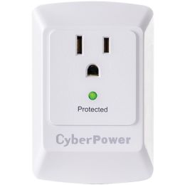 CyberPower(R) CSB100W 1-Outet Essential Surge Protector Wall Tap