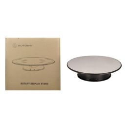 Rotary Display Stand Medium 1/18 Scale 10 Inches Wide With Mirror Top by Autoart