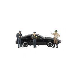 Safety Check 3pc Figure Police Set for 1/18 Scale Models by Motorhead Miniatures