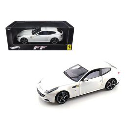 Ferrari FF V12 4 Seater Pearl White Elite Edition 1/18 Diecast Car Model by Hotwheels