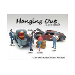 \Hanging Out\ 6 Pieces Figure Set For 1:24 Scale Models by American Diorama