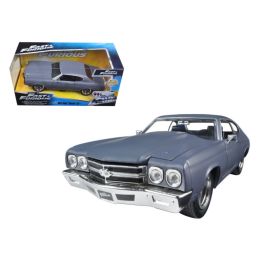 Dom\s Chevrolet Chevelle SS Matt Gray \Fast & Furious\ Movie 1/24 Diecast Model Car by Jada