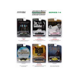 Hollywood Series / Release 14, 6pc Diecast Car Set 1/64 by Greenlight